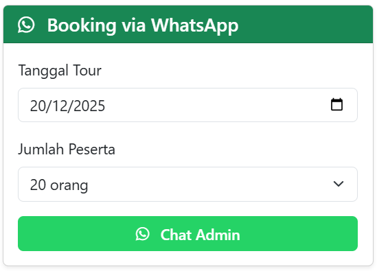 Booking WhatsApp
